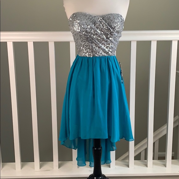 As U Wish Dresses & Skirts - As U Wish Strapless Sequin formal dress size 7